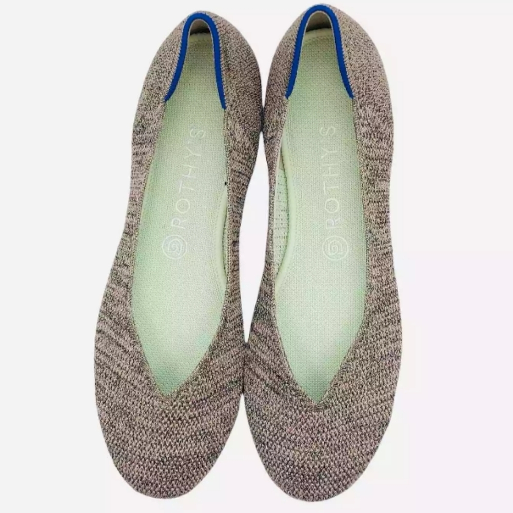 Rothy's The Flat Stardust Round Toe Shoes